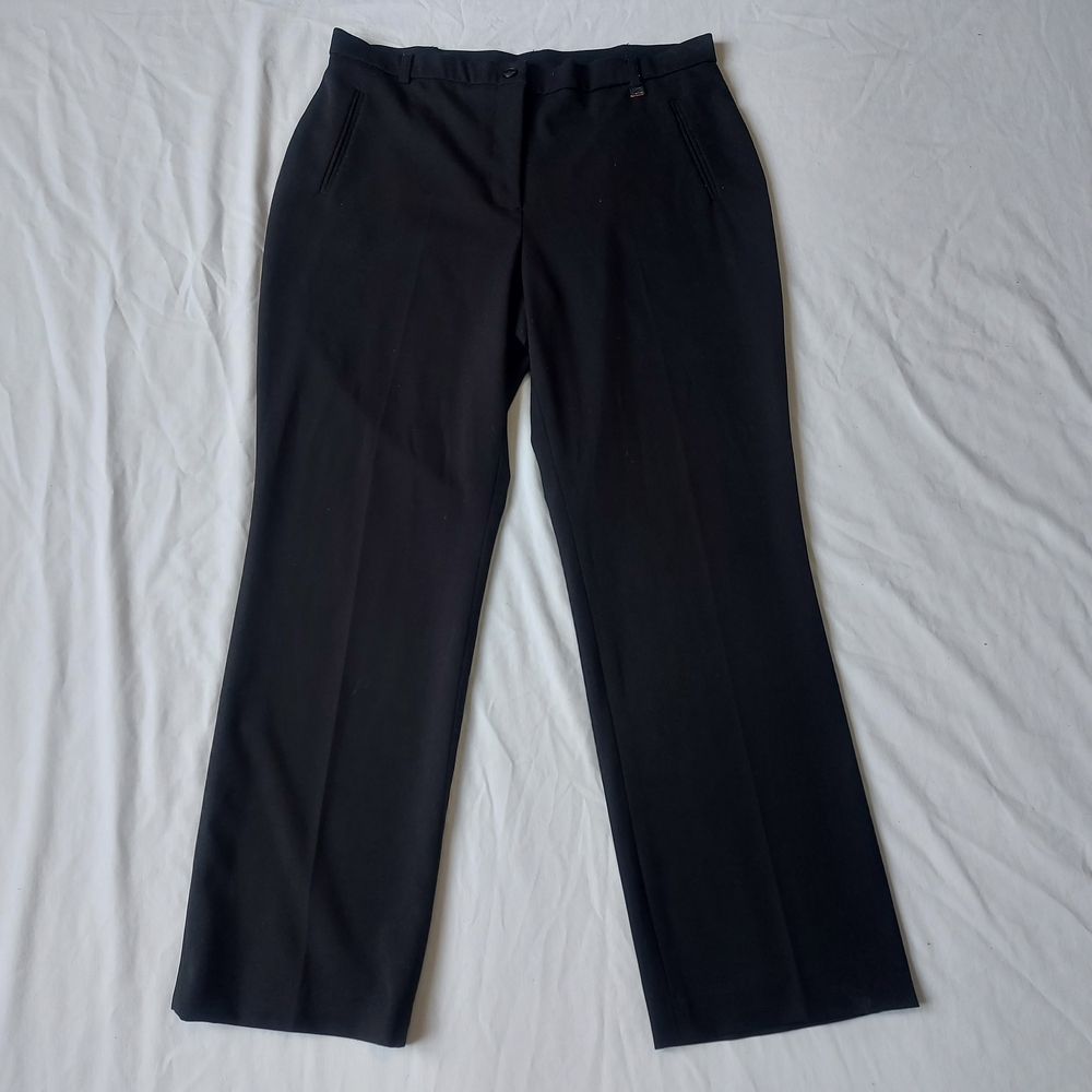 Lana Lee Vintage Womens Black Dress Pants Trousers, 8 P